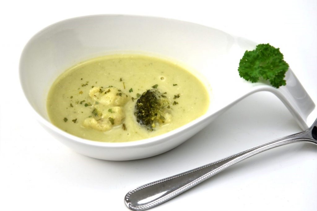 Blumenkohl-Brokkoli-Cremesuppe